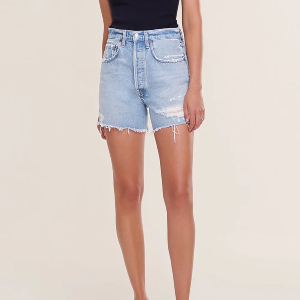 Agolde Riley denim shorts size 29